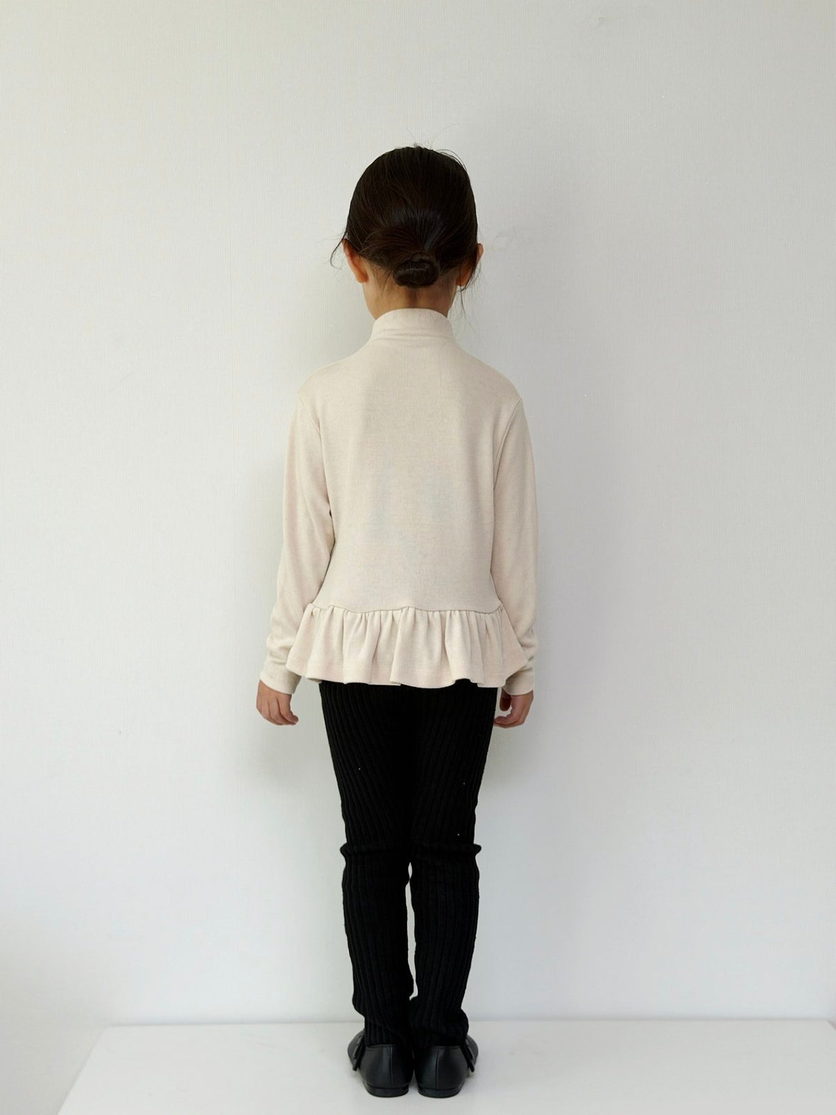 (予約) mon Atelier  / Brushed Half-Neck T-Shirt
