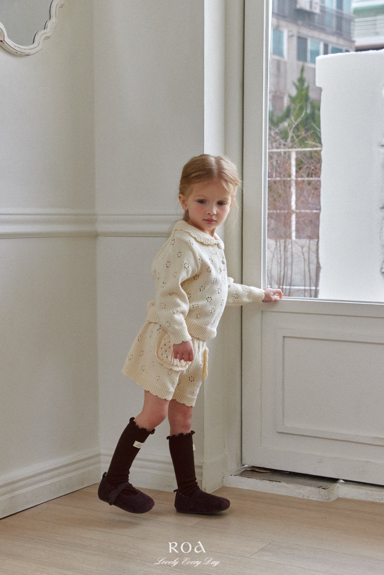 Roa / Punching Knit Set