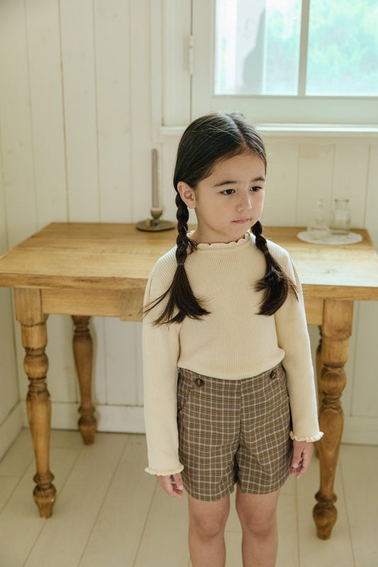 <予約>mon Atelier / Frill Knit Top