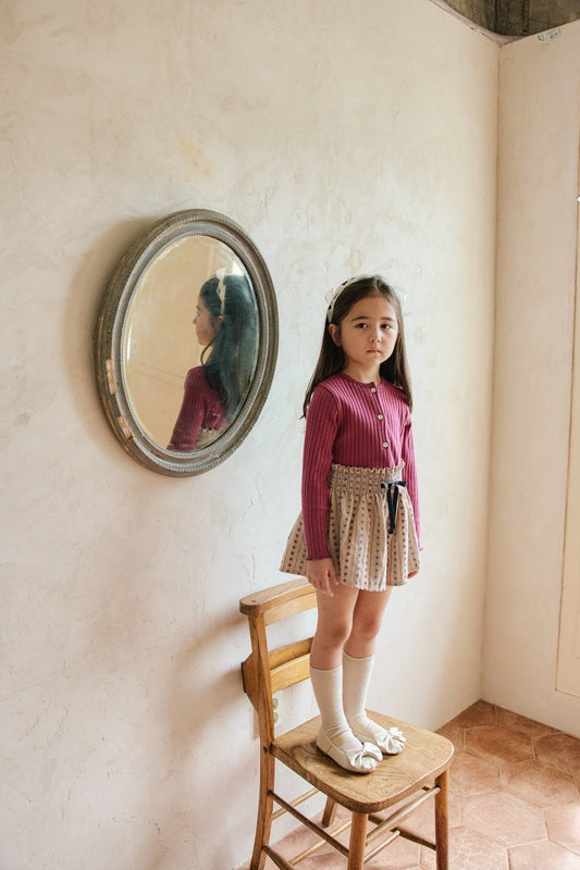 <予約>mon Atelier / Crop Cardigan