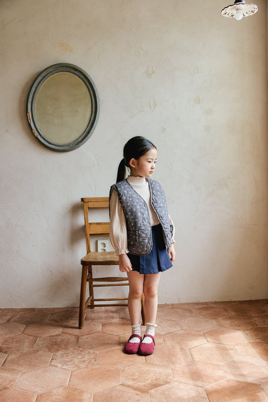 <予約>mon Atelier / Floral Vest