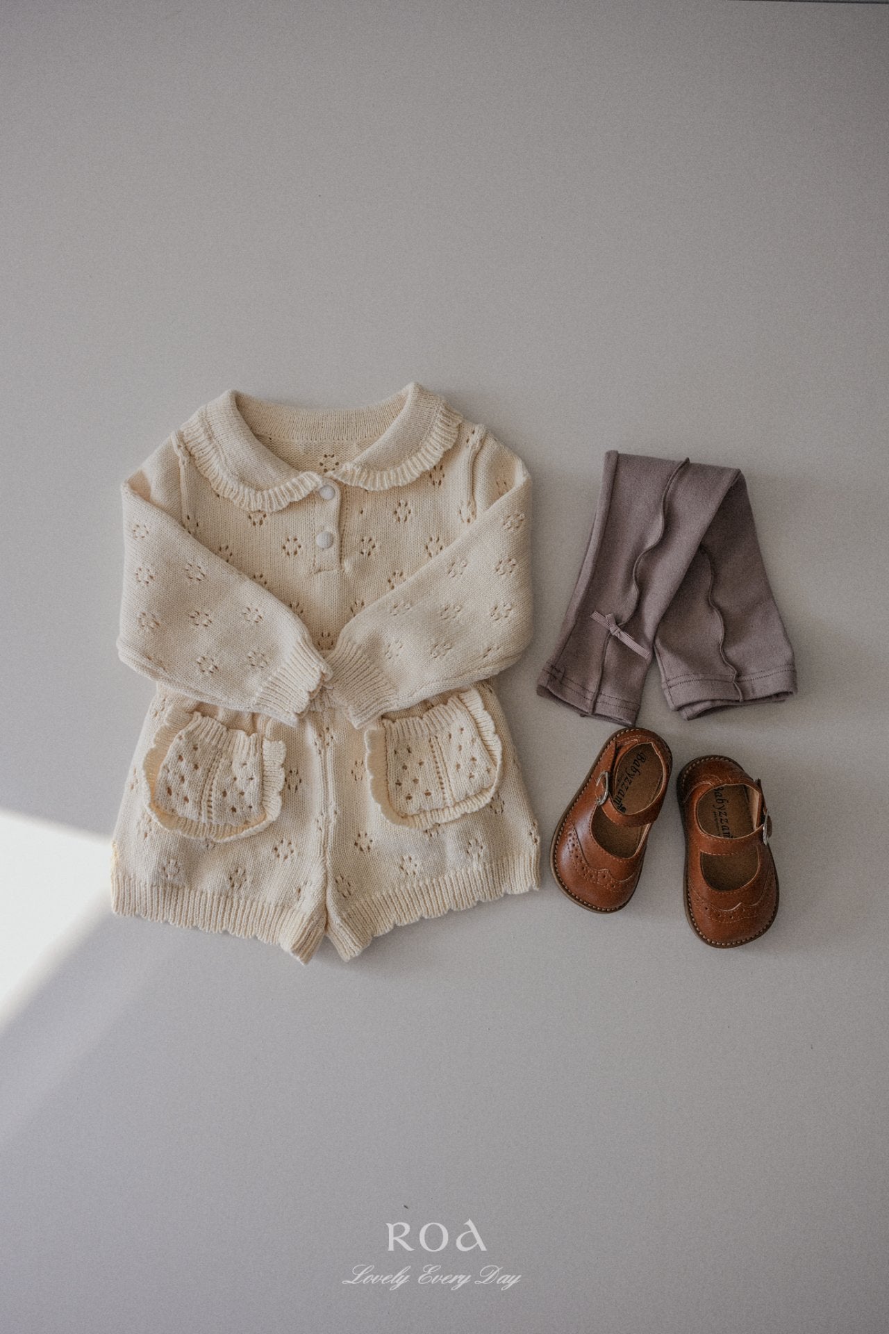 Roa / Punching Knit Set