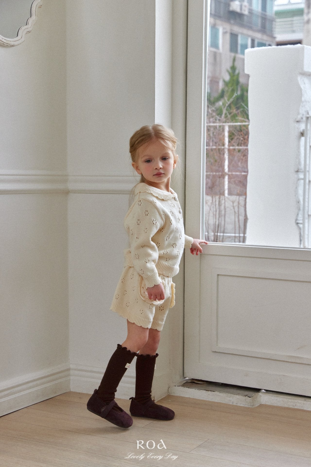 Roa / Punching Knit Set