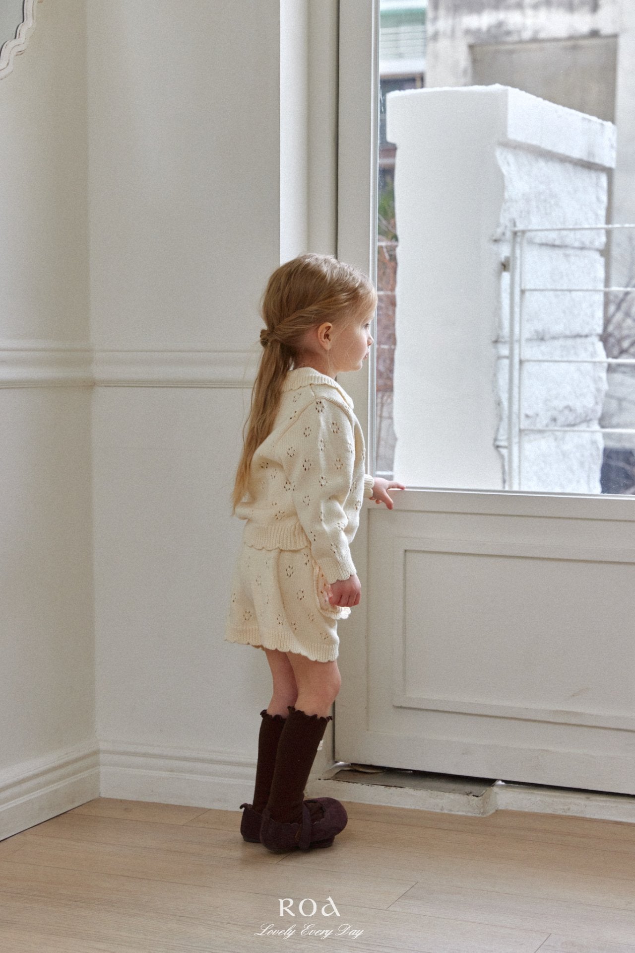 Roa / Punching Knit Set