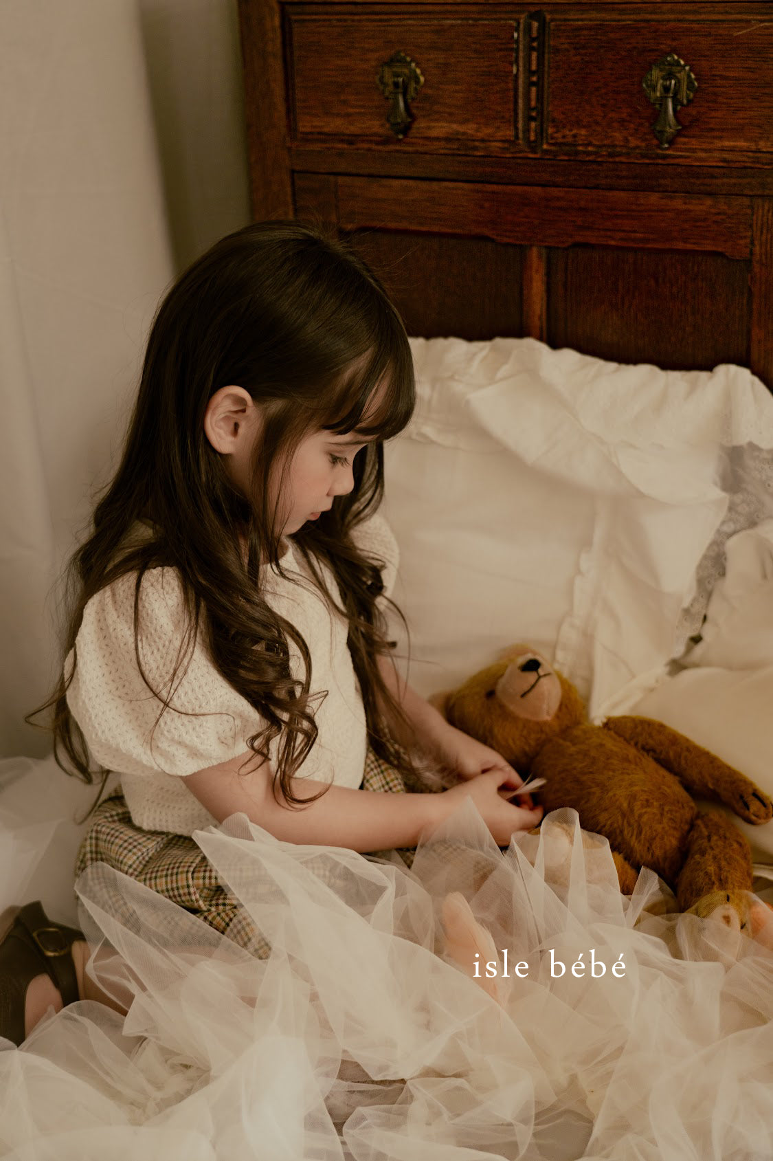 【Original】Muguet Puff Top ivory