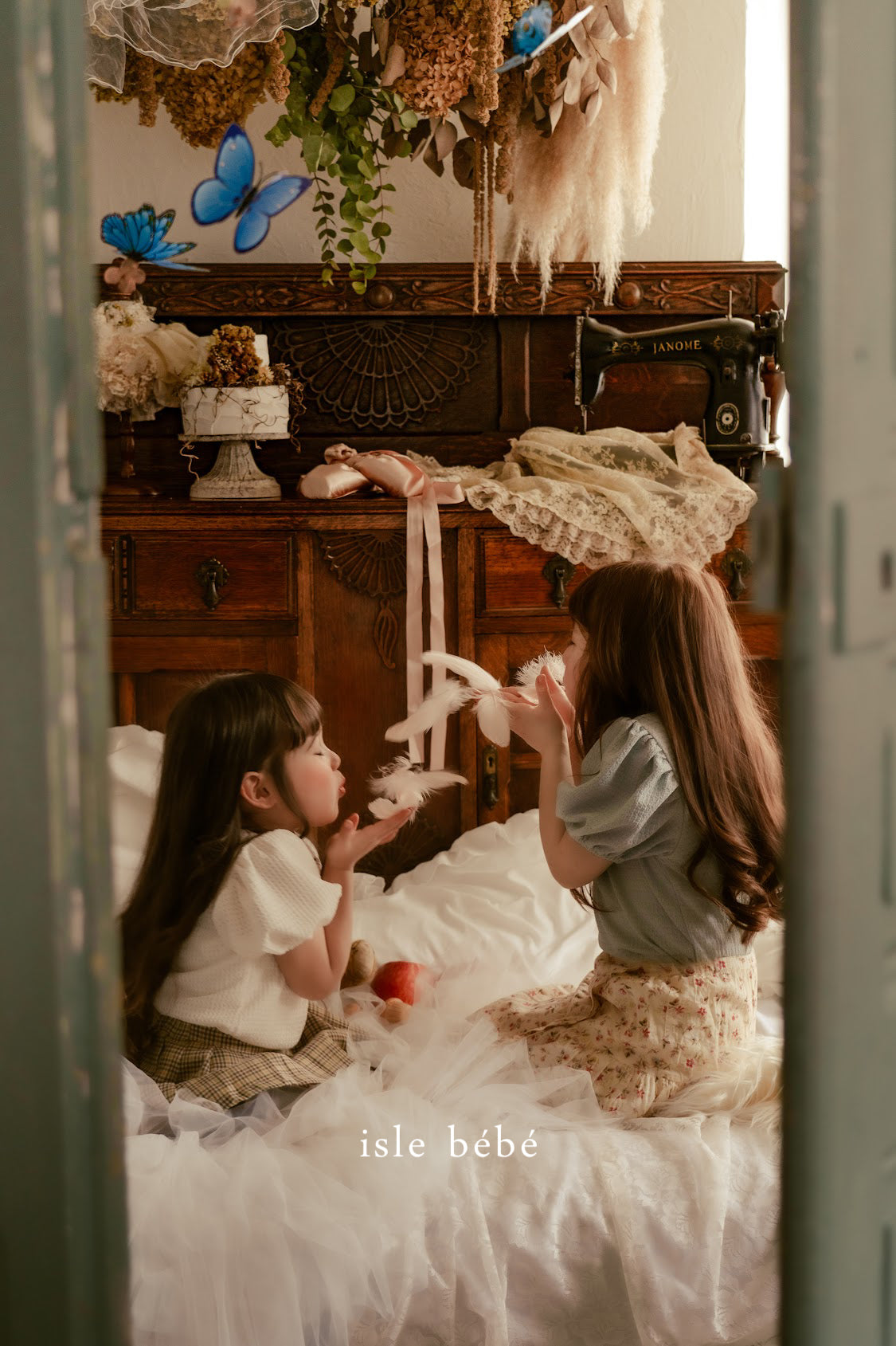 【Original】Muguet Puff Top ivory