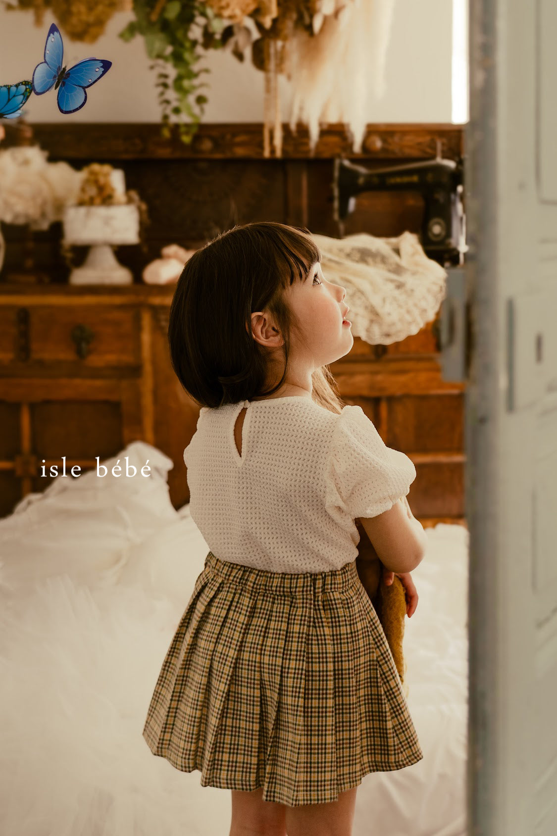 【Original】Muguet Puff Top ivory